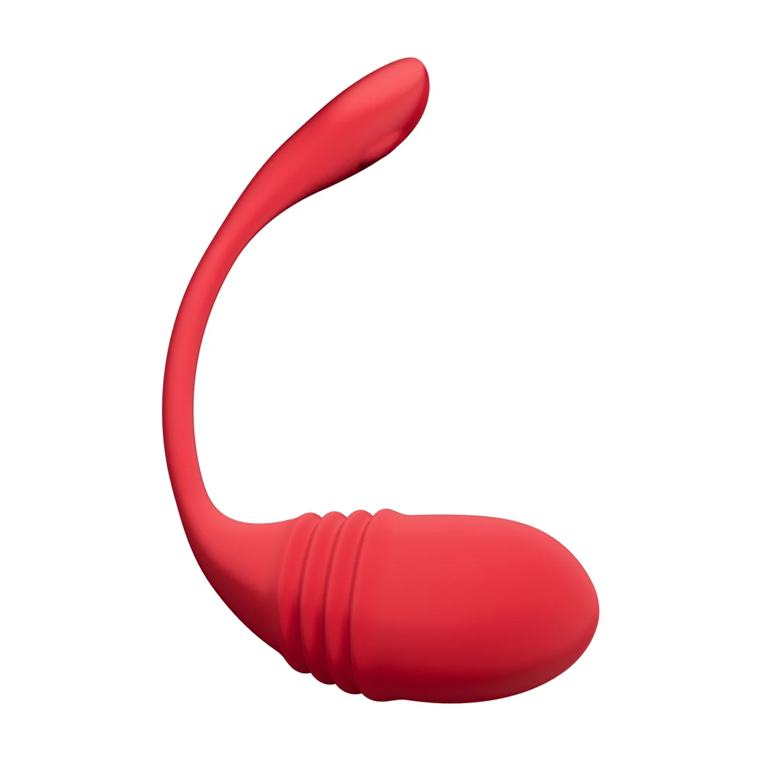 Ovetto vibrante – controllato tramite app con intense spinte – rosso Lovense - immagine 4