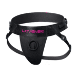 Harness con fascia regolabile, nero e rosa - immagine 4