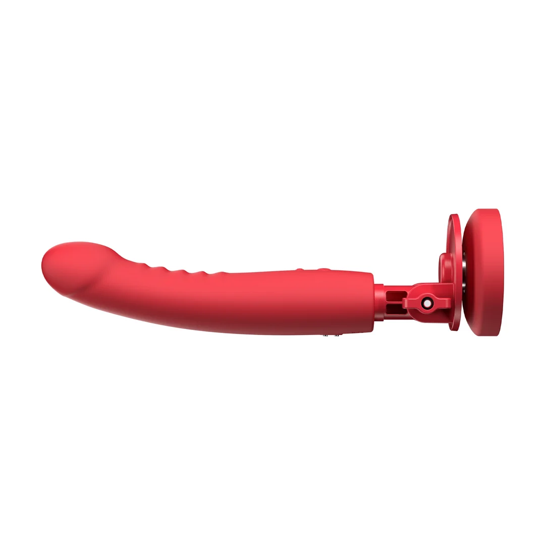 Vibratore – Touch Sense con ventosa, senza mani – Lovense rosso Lovense - immagine 4