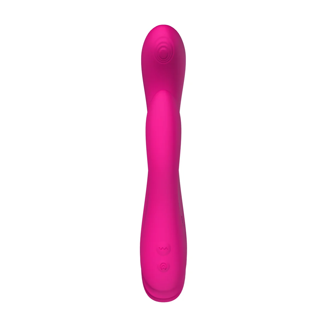 Vibratore rabbit Lovense, rosa, oscillante e riscaldante con telecomando - immagine 3