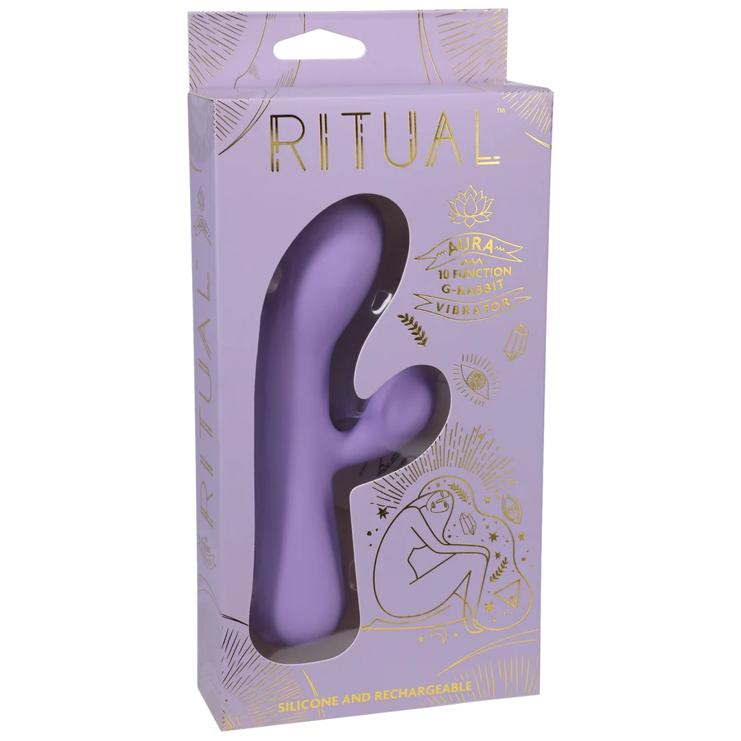 Vibratore rabbit in silicone ricaricabile Aura - immagine 1