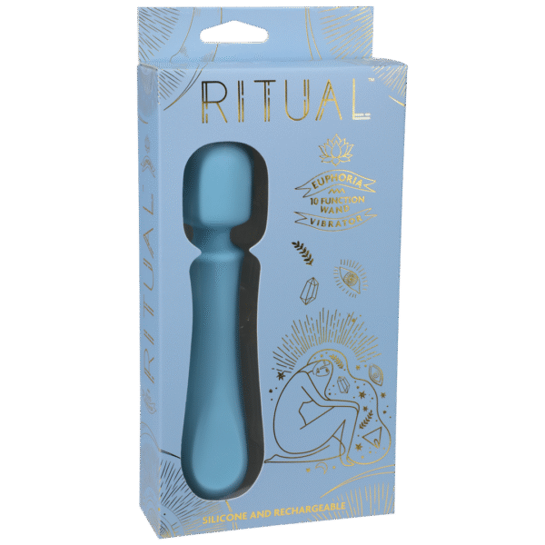 Vibratore a bacchetta ricaricabile in silicone Euphoria