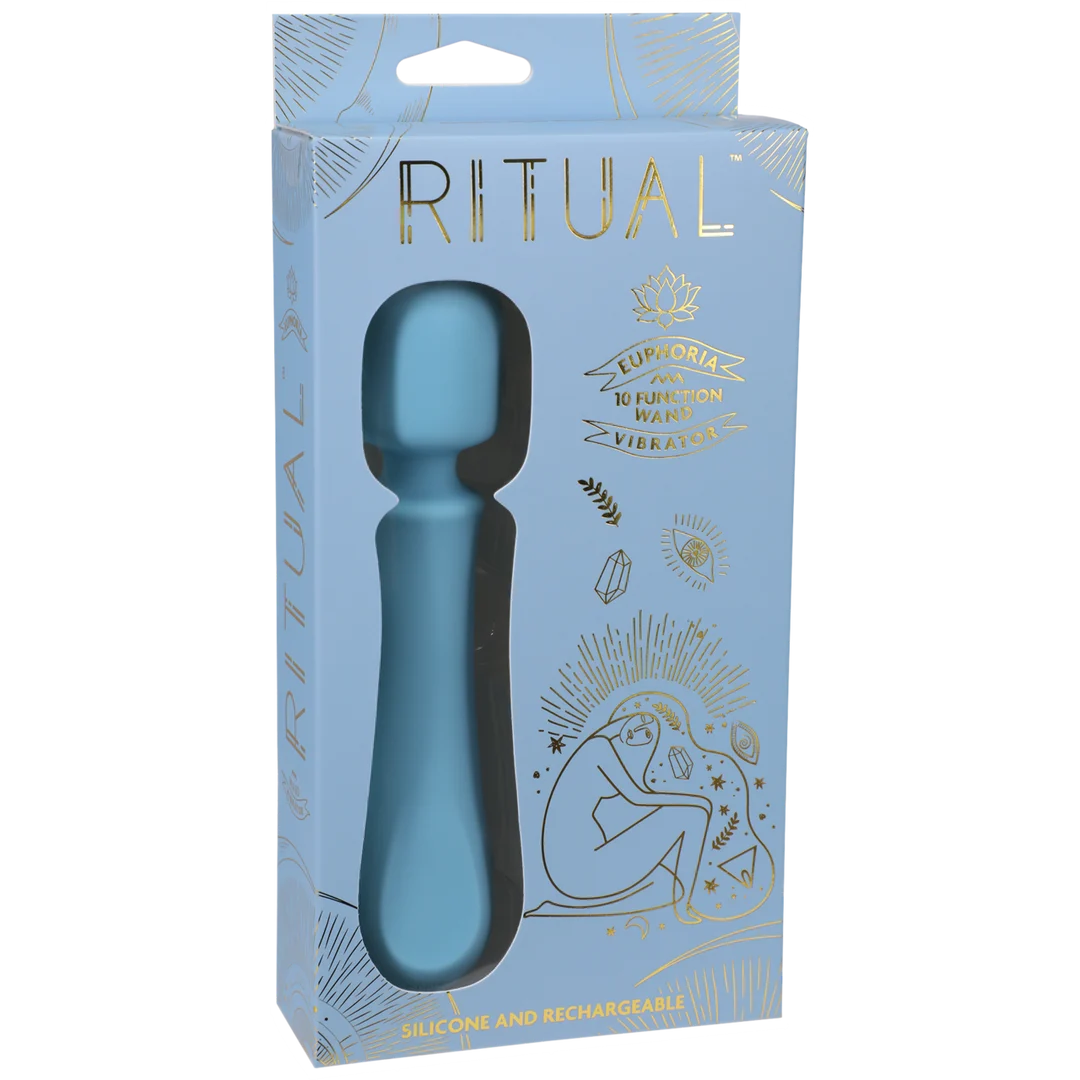 Vibratore a bacchetta ricaricabile in silicone Euphoria - immagine 1