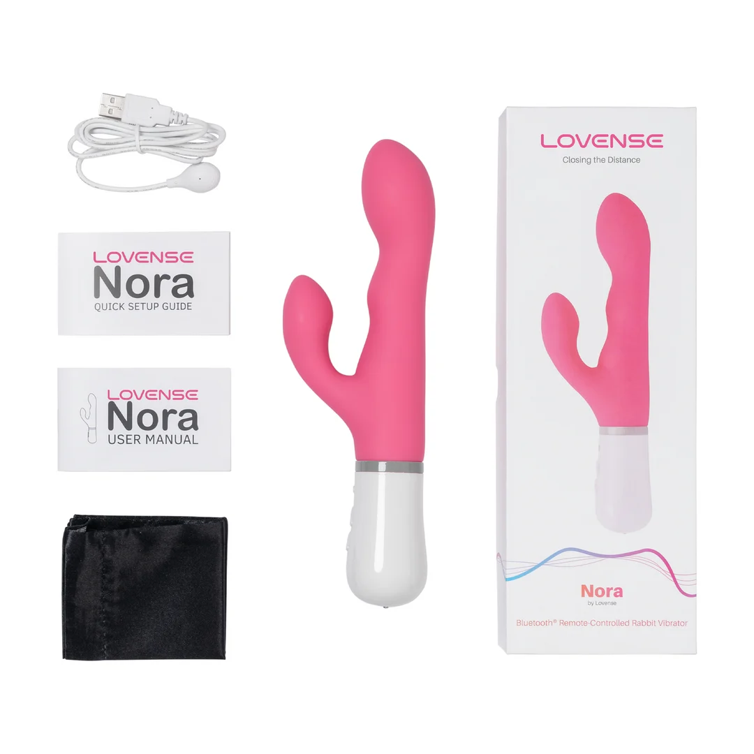 Vibratore rabbit – telecomando Bluetooth – Lovense rosa Lovense - immagine 3