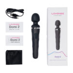 Vibratore wand con controllo tramite app Bluetooth – Lovense Domi 2 nero Lovense - immagine 3