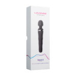 Vibratore wand con controllo tramite app Bluetooth – Lovense Domi 2 nero Lovense