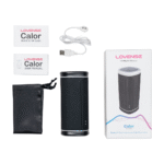Masturbatore vaginale con telecomando Bluetooth, nero - immagine 5