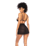 Babydoll in pizzo con gonna rimovibile per valorizzare le tue forme – LIN - immagine 7