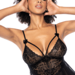 Babydoll Mapalé con pizzo floreale - immagine 11