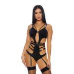 Set lingerie We Click con teddy e reggicalze - immagine 3