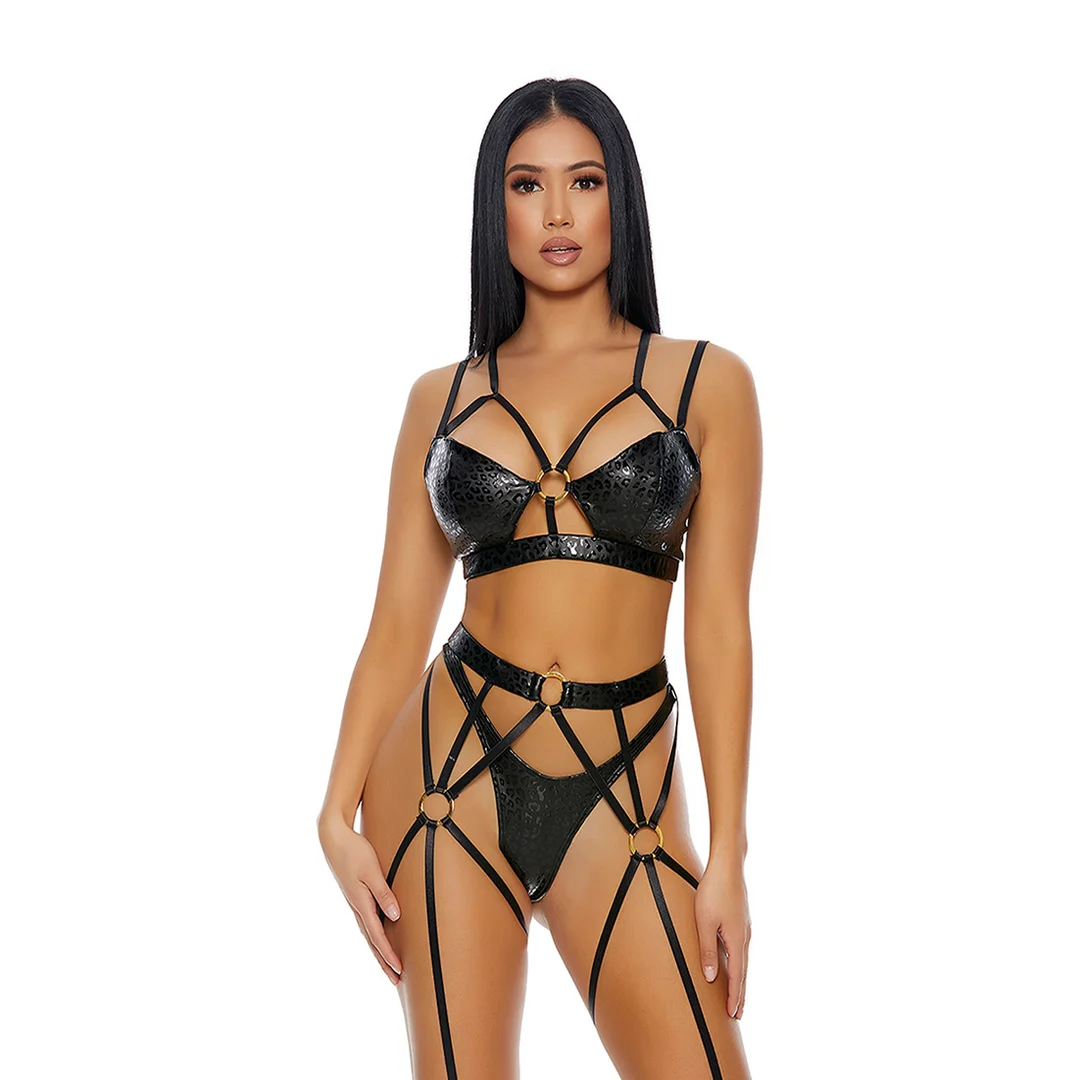 Set di lingerie cheetah That's My Spot - immagine 3