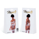 Completo reggicalze in pizzo con bustier seducente per silhouette curvy - SexyPlus - immagine 6