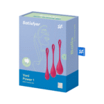 Set di palline di Kegel dalla texture morbida – Yoni Power 1 - Set di palline di Kegel - Rosso