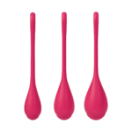 Set di palline di Kegel dalla texture morbida – Yoni Power 1 - Set di palline di Kegel - Rosso - immagine 3