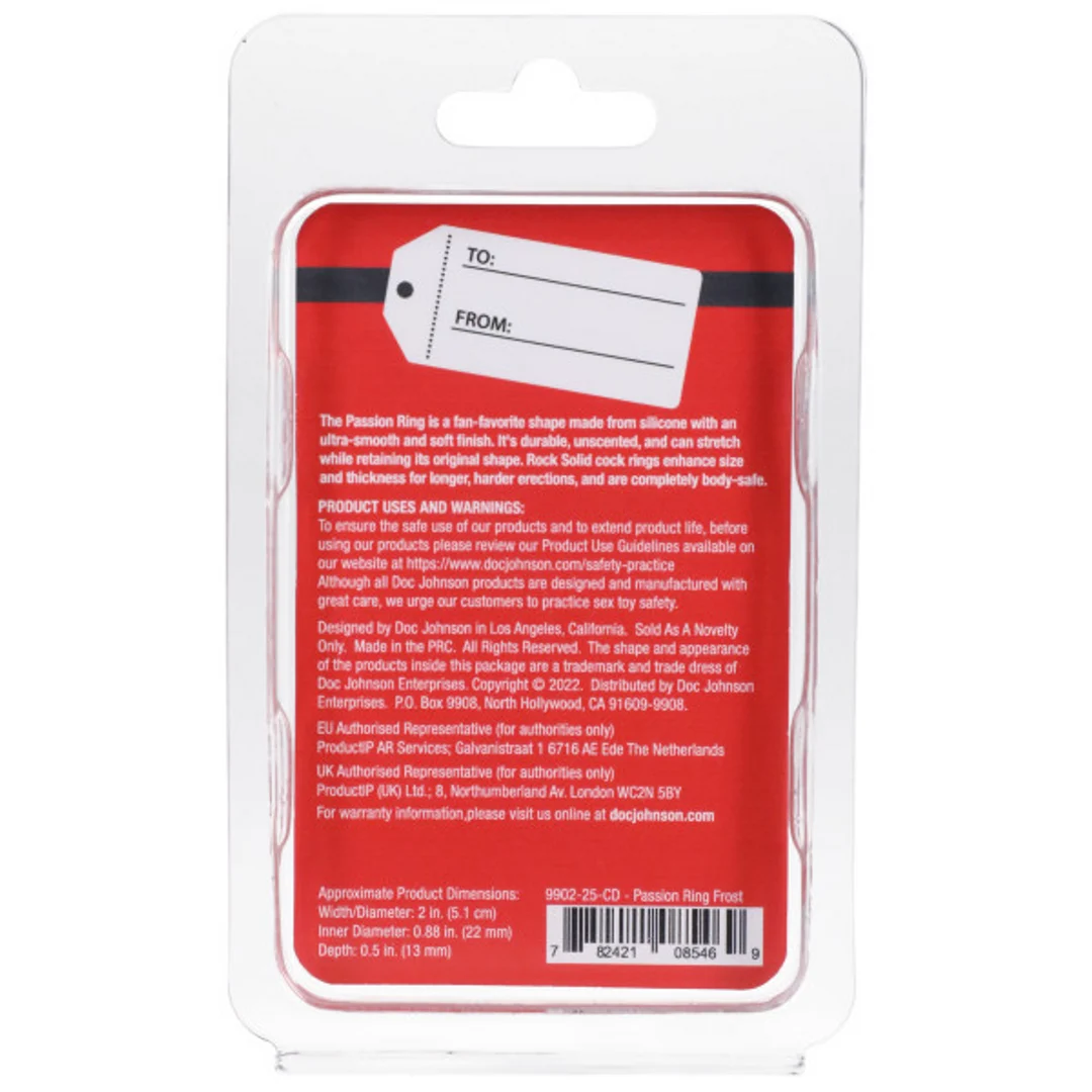 Anello fallico non vibrante in silicone elastico, edizione Holiday - immagine 2