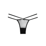 Calze trasparenti con fasce decorative per un look malizioso – Naughty Vanilla