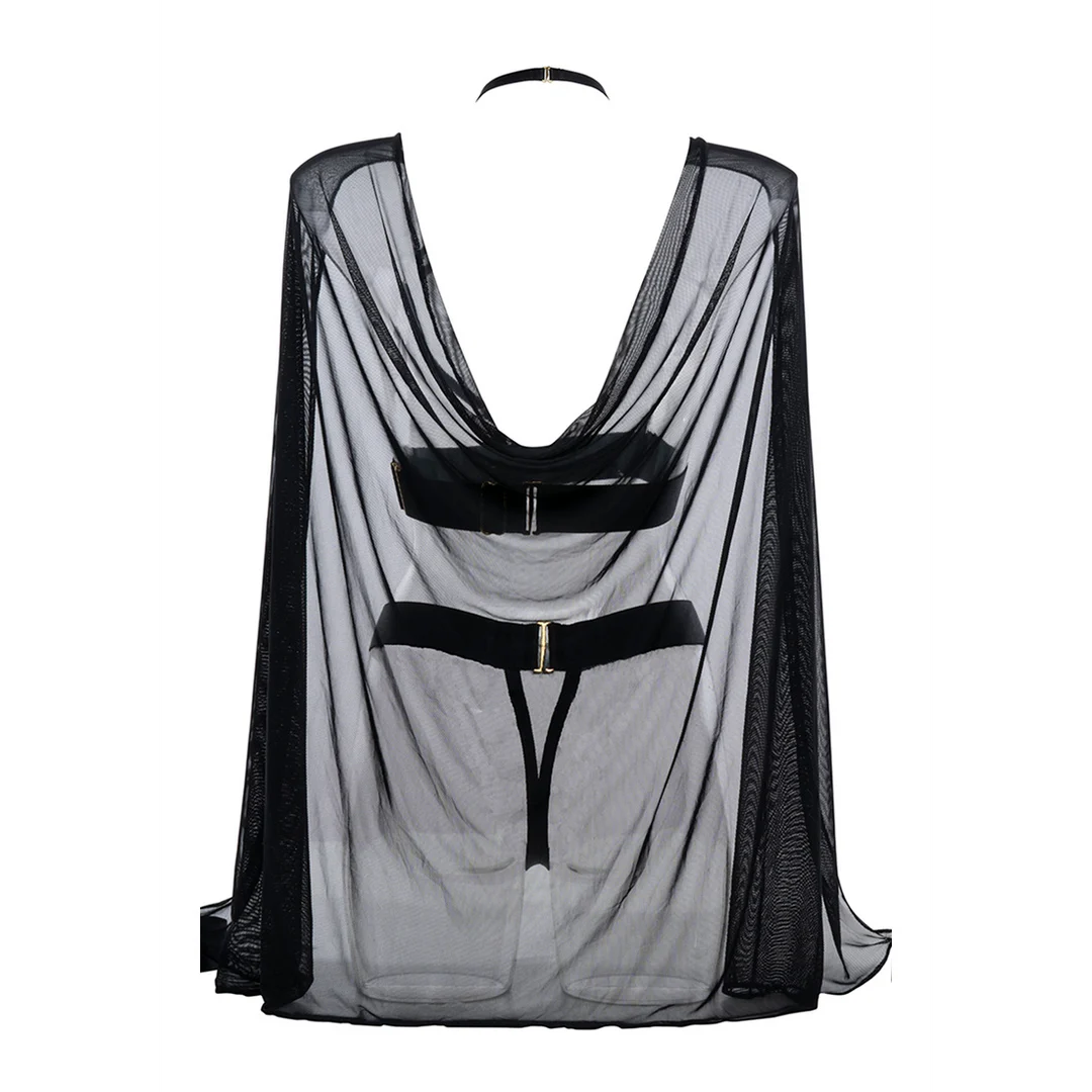 Set harness Sweet Little Lies con mantellina removibile - immagine 5