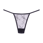 Perizoma Allure in mesh nero - immagine 2