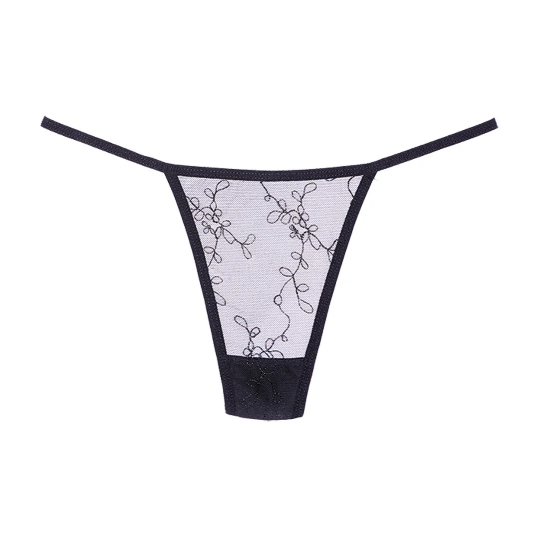 Perizoma Allure in mesh nero - immagine 2