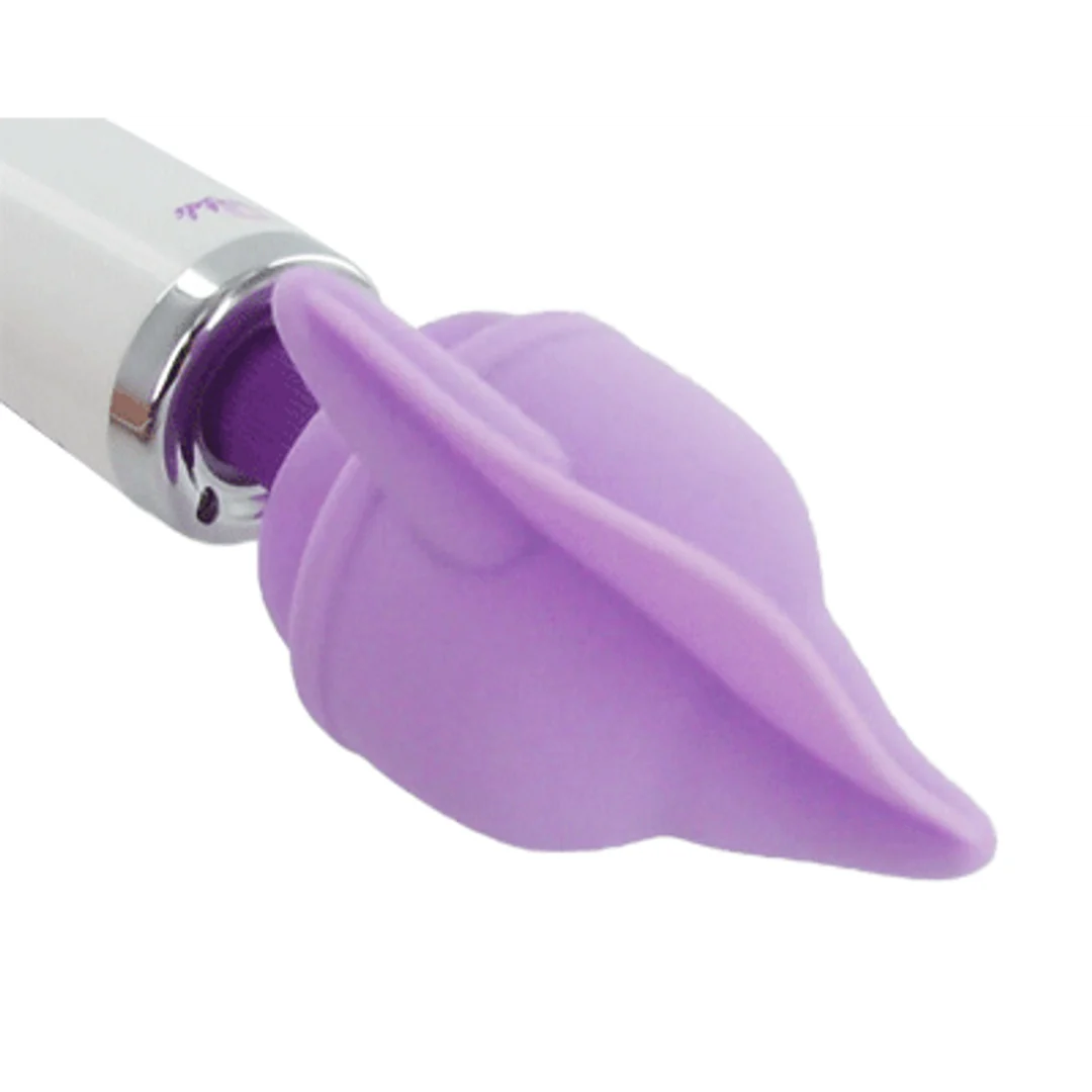 Vibratore wand con punta morbida in silicone Flutter Tip XR Brands - immagine 5