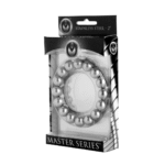 Anello fallico non vibrante con perline, M/L