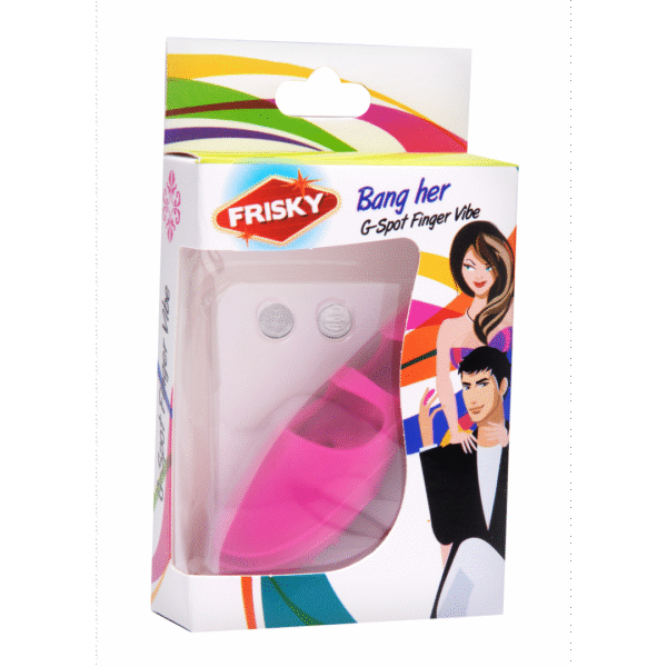 Vibratore da dito Bang Her in silicone rosa