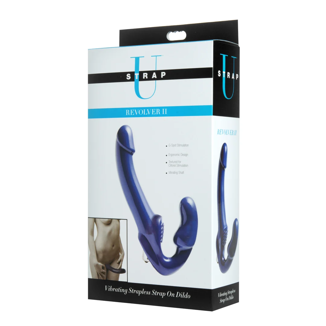 Vibratore senza fasce, strap on vibrante con punta per il punto G, XR Brands - immagine 1