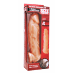 Penis sleeve XR Brands con anello per i testicoli