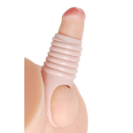 Guaina per il pene XR Brands Echt Ruim Geribbelde Penisvergroting - immagine 4
