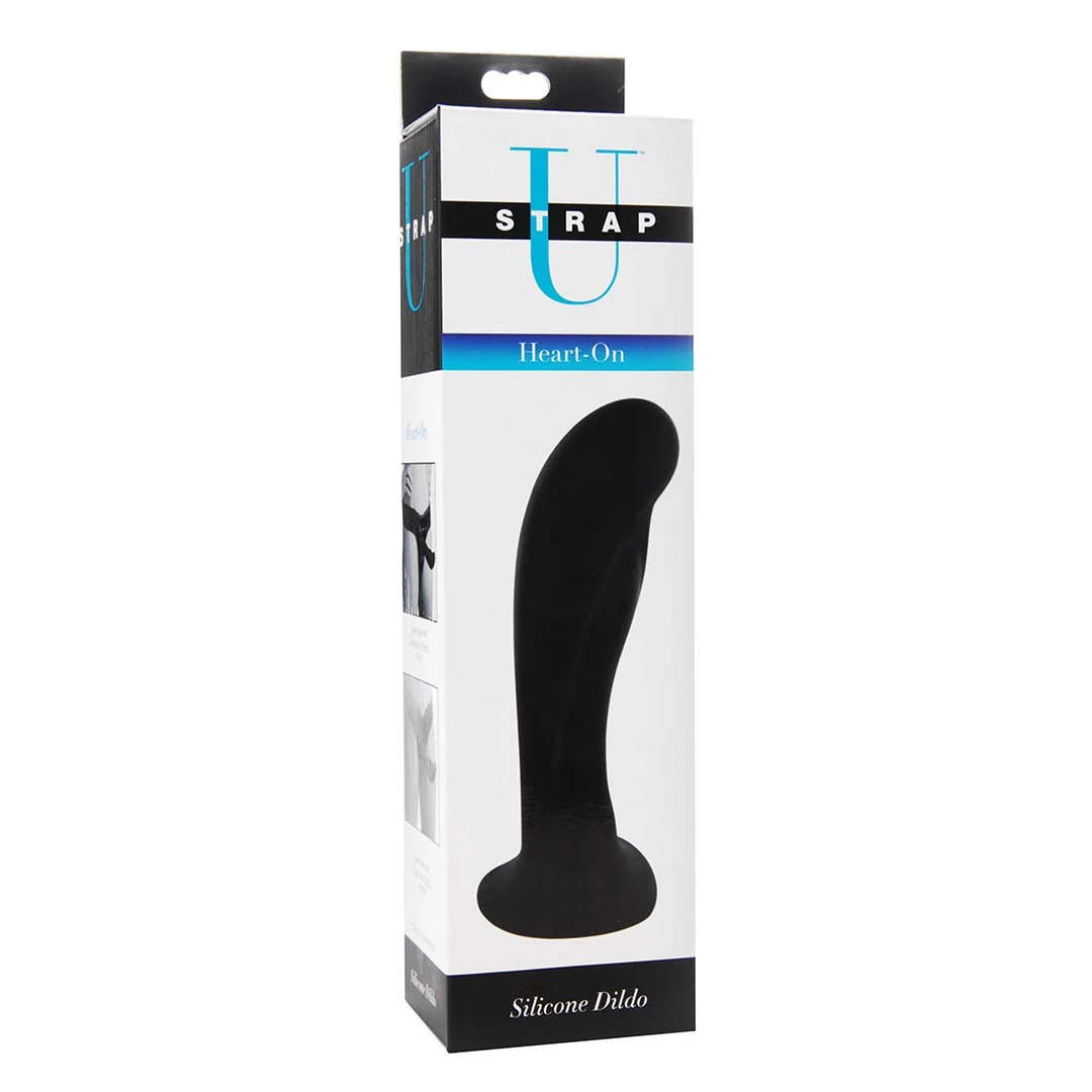 Strap on con punta curva – Dildo in silicone - immagine 1