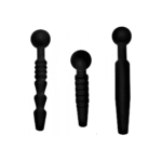 XR Brands Dark Rods, set di plug uretrali in silicone - immagine 2