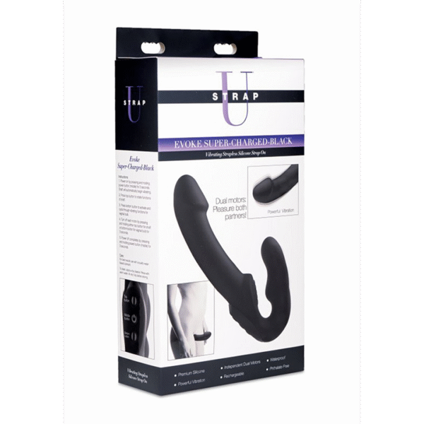 XR Brands Evoke Super Charged dildo senza imbracatura