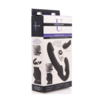 Vibratore senza imbracatura, con telecomando e doppio motore, XR Brands