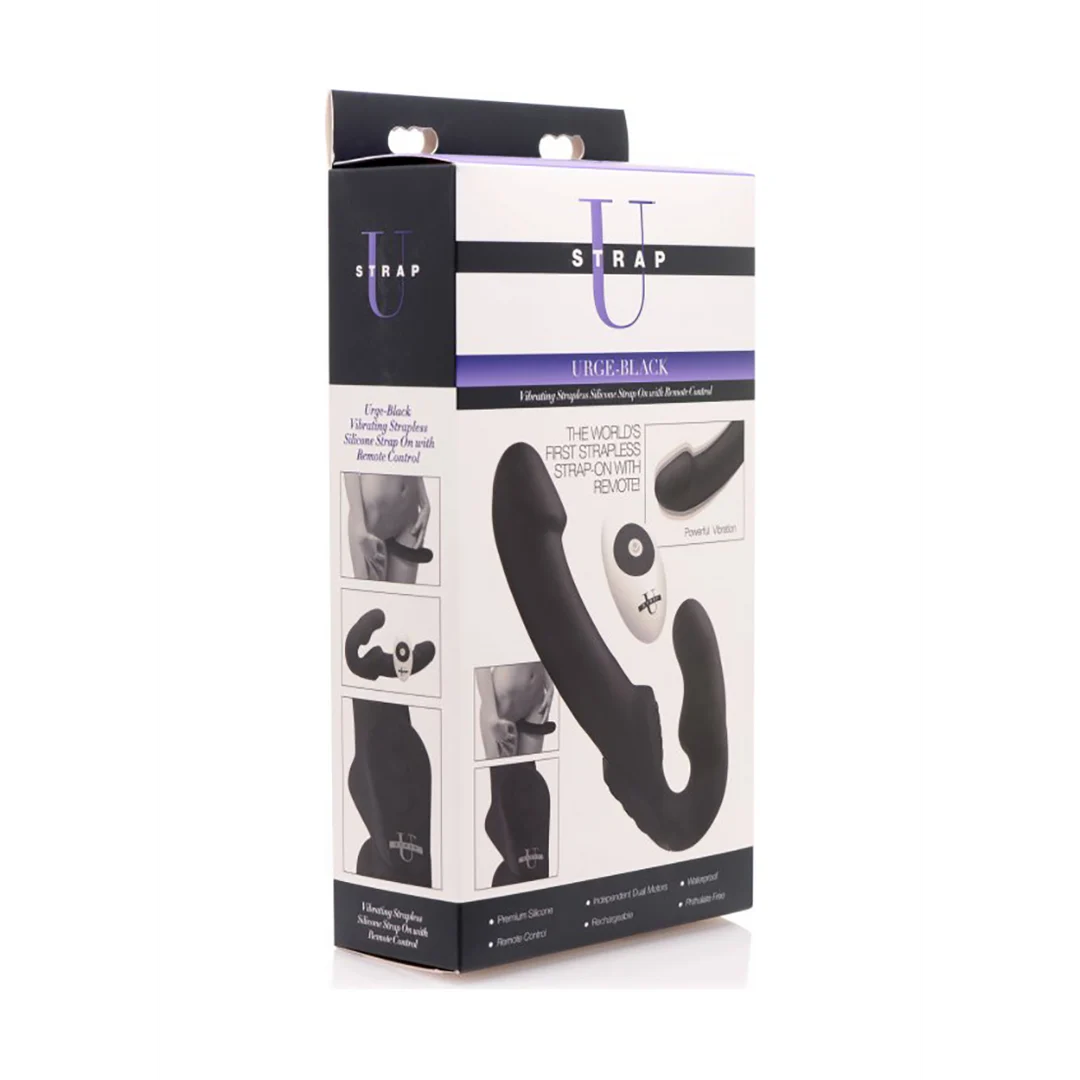 Vibratore senza imbracatura, con telecomando e doppio motore, XR Brands - immagine 1