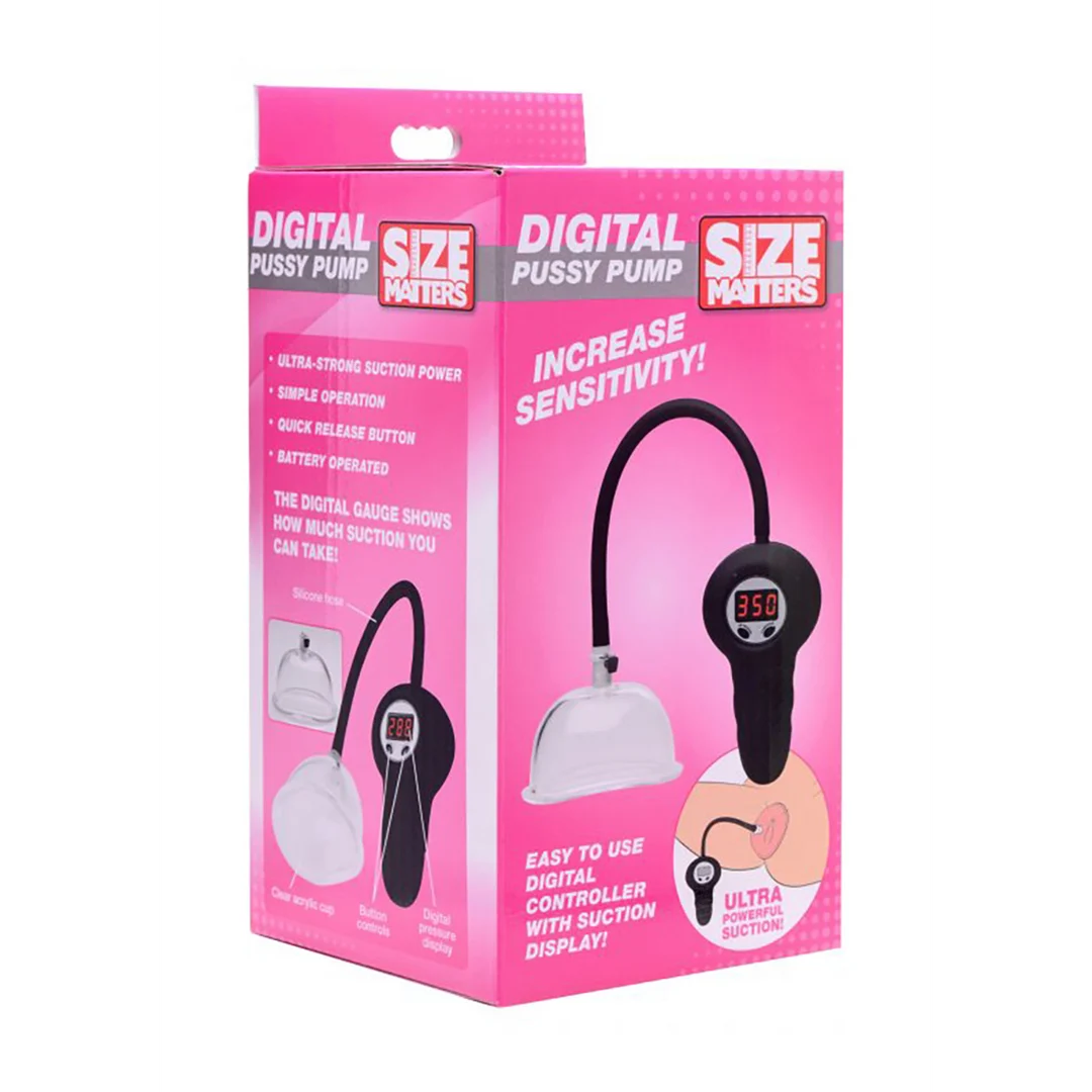 AF809-2 Pompa per pene con comandi digitali, pompa vaginale automatica digitale - immagine 1