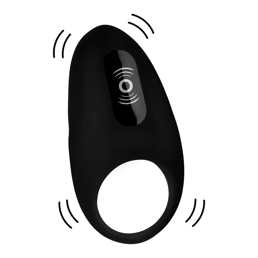 Anello vibrante per il pene con 4 velocità, anello vibrante con telecomando - immagine 6