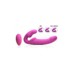 XR Brands Evoke Ergo Fit, dildo strap on senza imbracatura - immagine 3