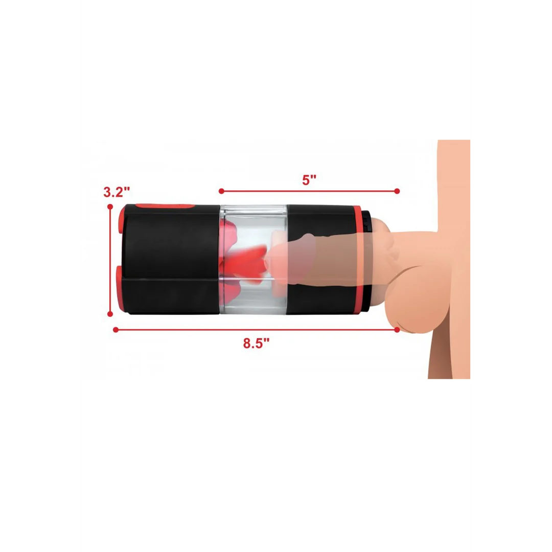 Masturbatore con lingua leccante XR Brands - immagine 4