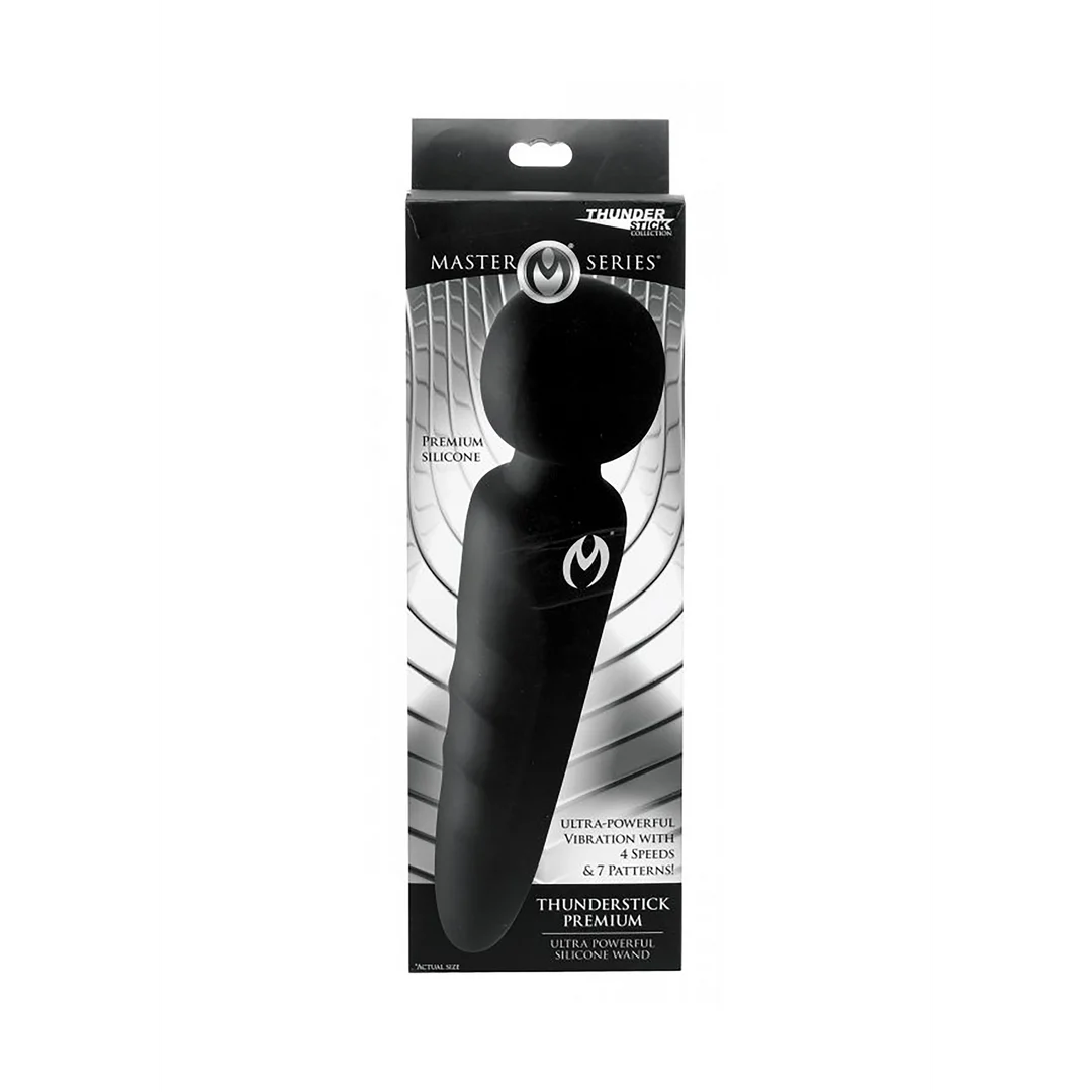 XR Brands Thunderstick wand ricaricabile in silicone - immagine 1
