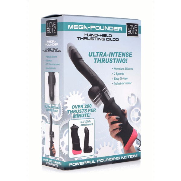 XR Brands Mega Pounder dildo a spinta manuale