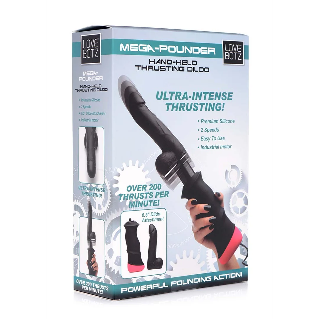 XR Brands Mega Pounder dildo a spinta manuale - immagine 1
