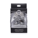 Giocattolo BDSM magnetico per capezzoli con pressione, Mag Points, set di morsetti magnetici per capezzoli