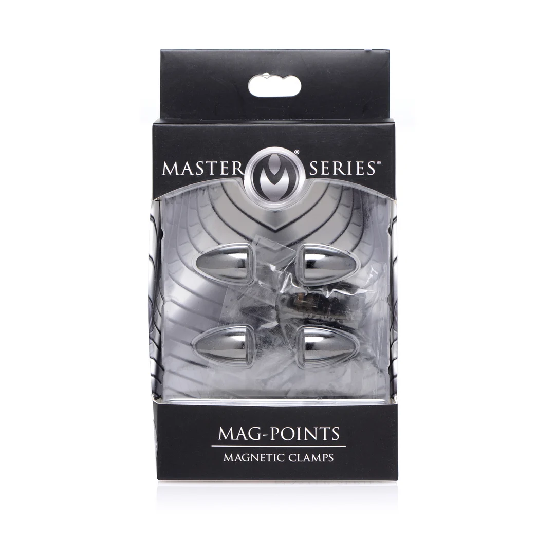 Giocattolo BDSM magnetico per capezzoli con pressione, Mag Points, set di morsetti magnetici per capezzoli - immagine 1
