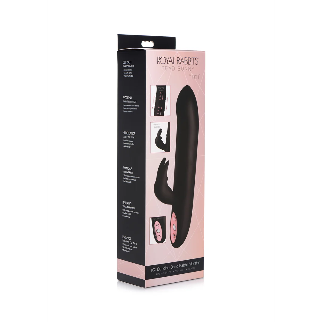vibratore rabbit – doppio motore e perline mobili – XR Brands - immagine 1