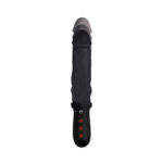 Vibratore realistico con vibrazione e movimento automatico di spinta, nero, XR Brands - immagine 3