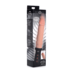 Vibratore realistico con vibrazione e movimento automatico di spinta, nero, XR Brands - immagine 5