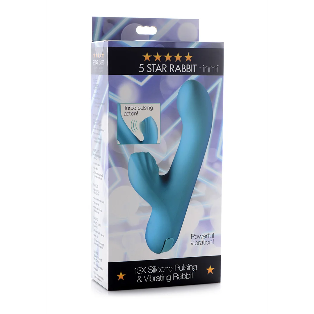 Vibratore rabbit, stimolatore clitorideo pulsante e 10 modalità di vibrazione, XR Brands - immagine 6