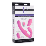 XR Brands U Pulse strap on senza imbracatura
