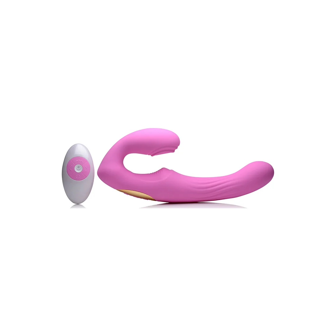 XR Brands U Pulse strap on senza imbracatura - immagine 5