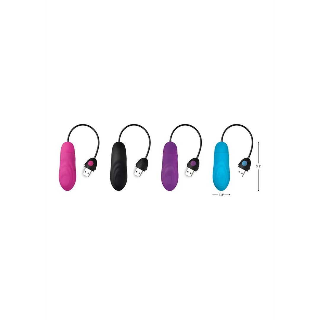 Bullet in silicone pulsante ricaricabile XR Brands - immagine 5